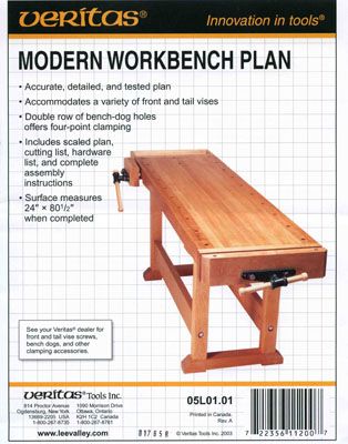 М00004898  -  План верстака Modern workbench