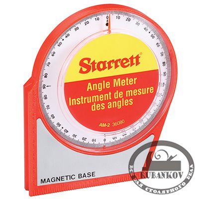 М00008468 - Уклономер Starrett Angle Meter, стрелочный, на магнитном основании